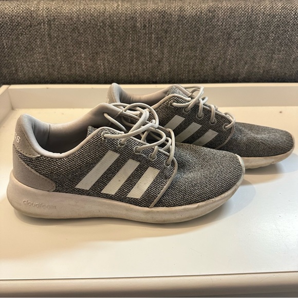Adidas Cloudfoam Racer 2.0 Sneaker Tennis Shoes Grey Women Size 6.5 - Picture 7 of 7